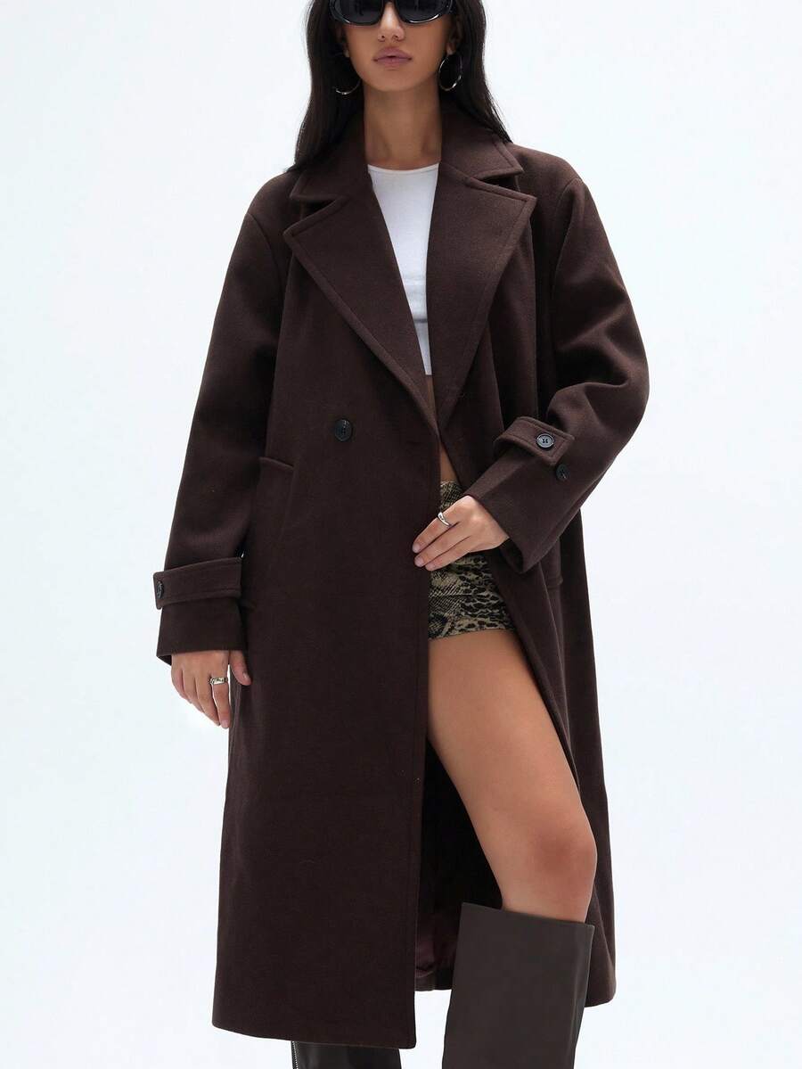 Aveloria Affinna Manteau ample et doux en laine - Floorah