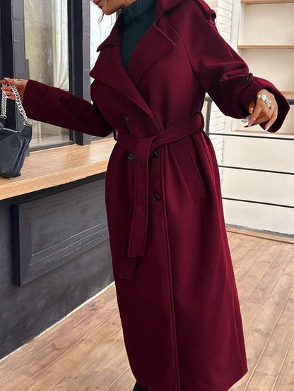 Seelio Nouveau manteau coupe-vent à double boutonnage classique - Floorah