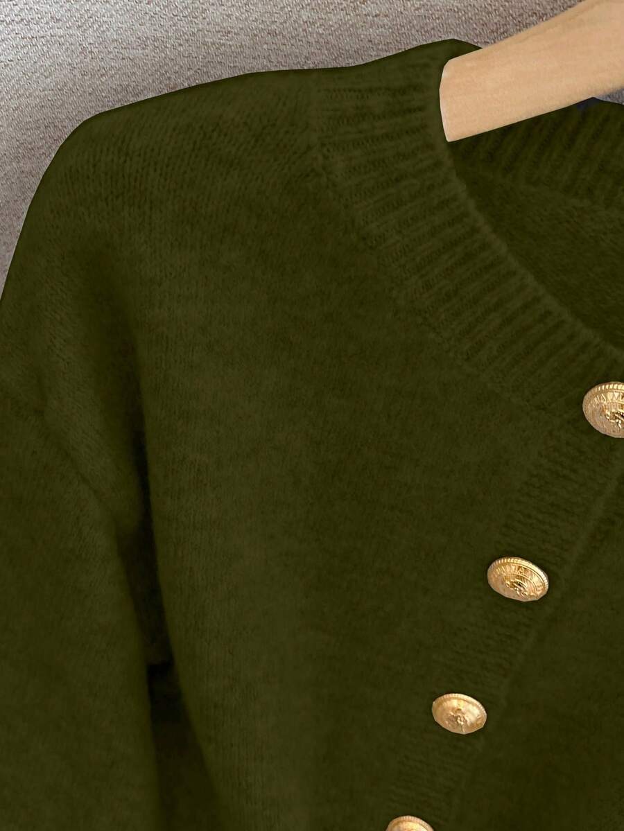 Cardigan minimaliste à boutonnage simple - Floorah