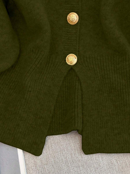 Cardigan minimaliste à boutonnage simple - Floorah