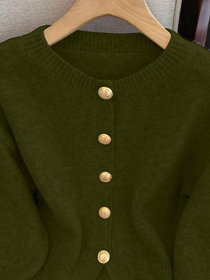 Cardigan minimaliste à boutonnage simple - Floorah