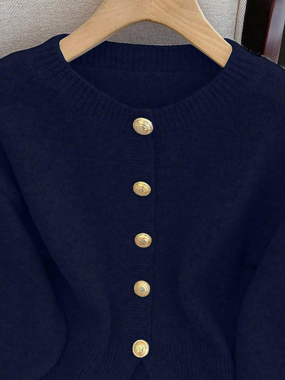 Cardigan minimaliste à boutonnage simple - Floorah