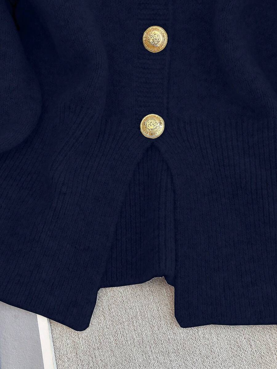 Cardigan minimaliste à boutonnage simple - Floorah