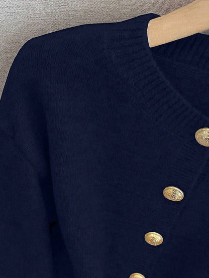 Cardigan minimaliste à boutonnage simple - Floorah