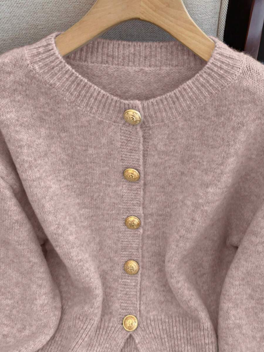 Cardigan minimaliste à boutonnage simple - Floorah