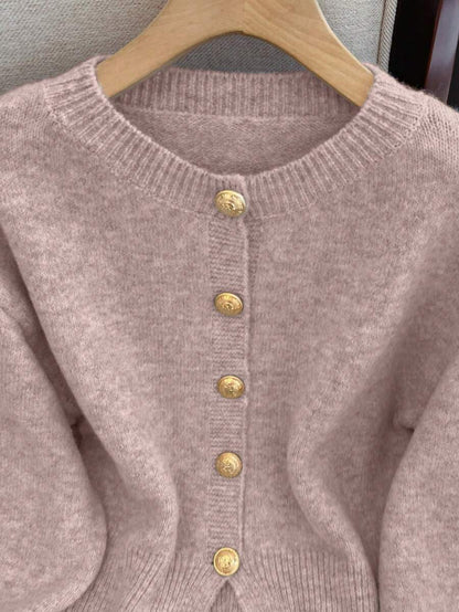 Cardigan minimaliste à boutonnage simple - Floorah