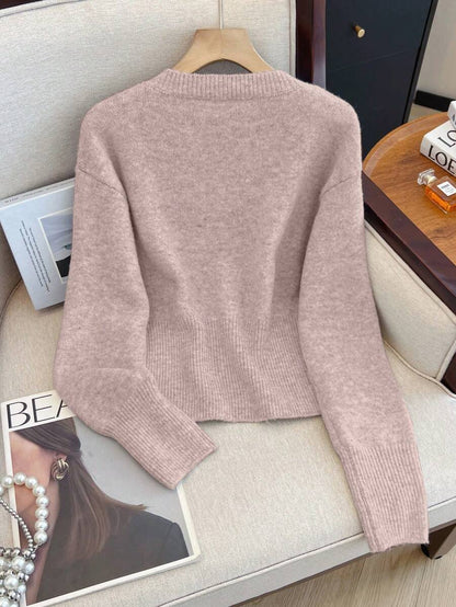 Cardigan minimaliste à boutonnage simple - Floorah