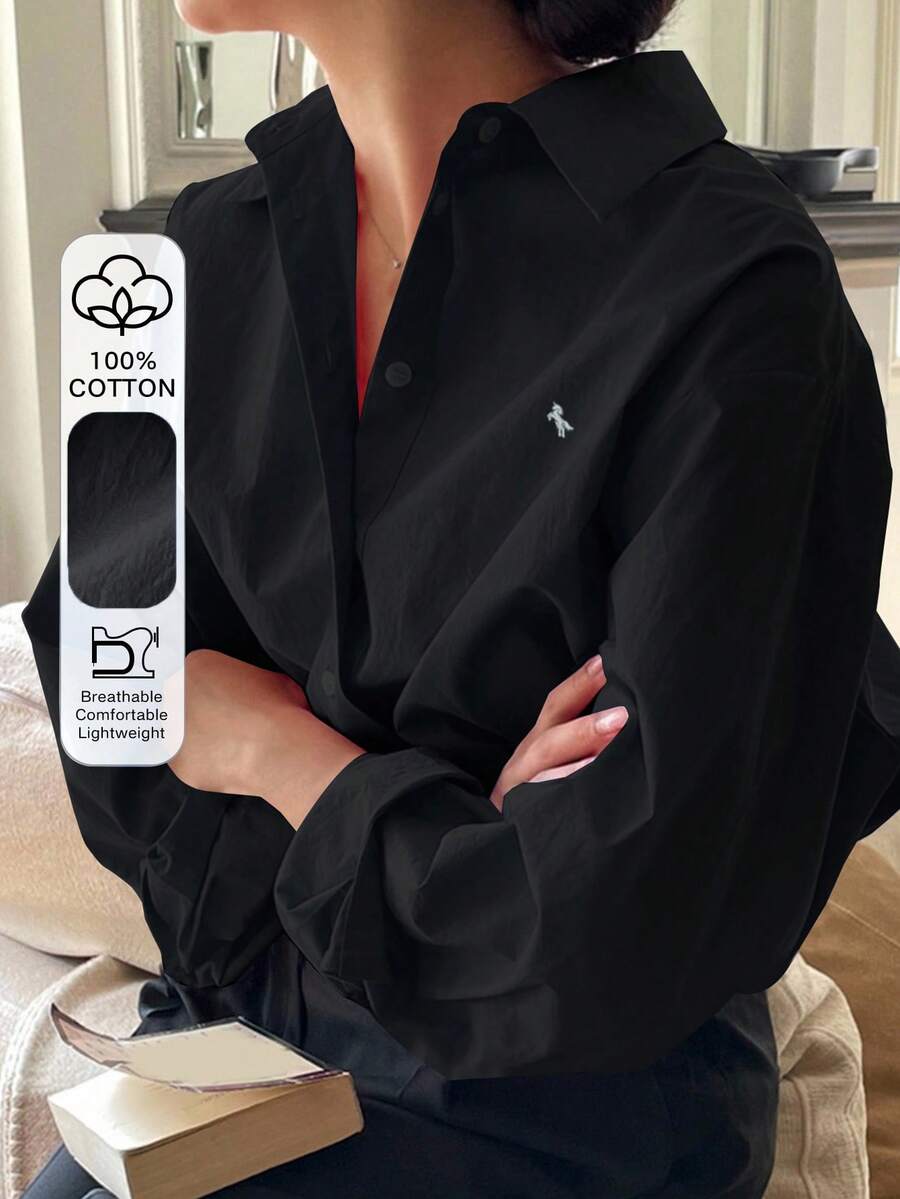 Chemise à manches longues décontractée - Floorah