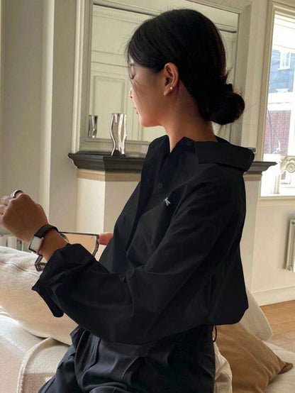 Chemise à manches longues décontractée - Floorah