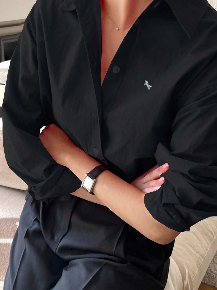 Chemise à manches longues décontractée - Floorah