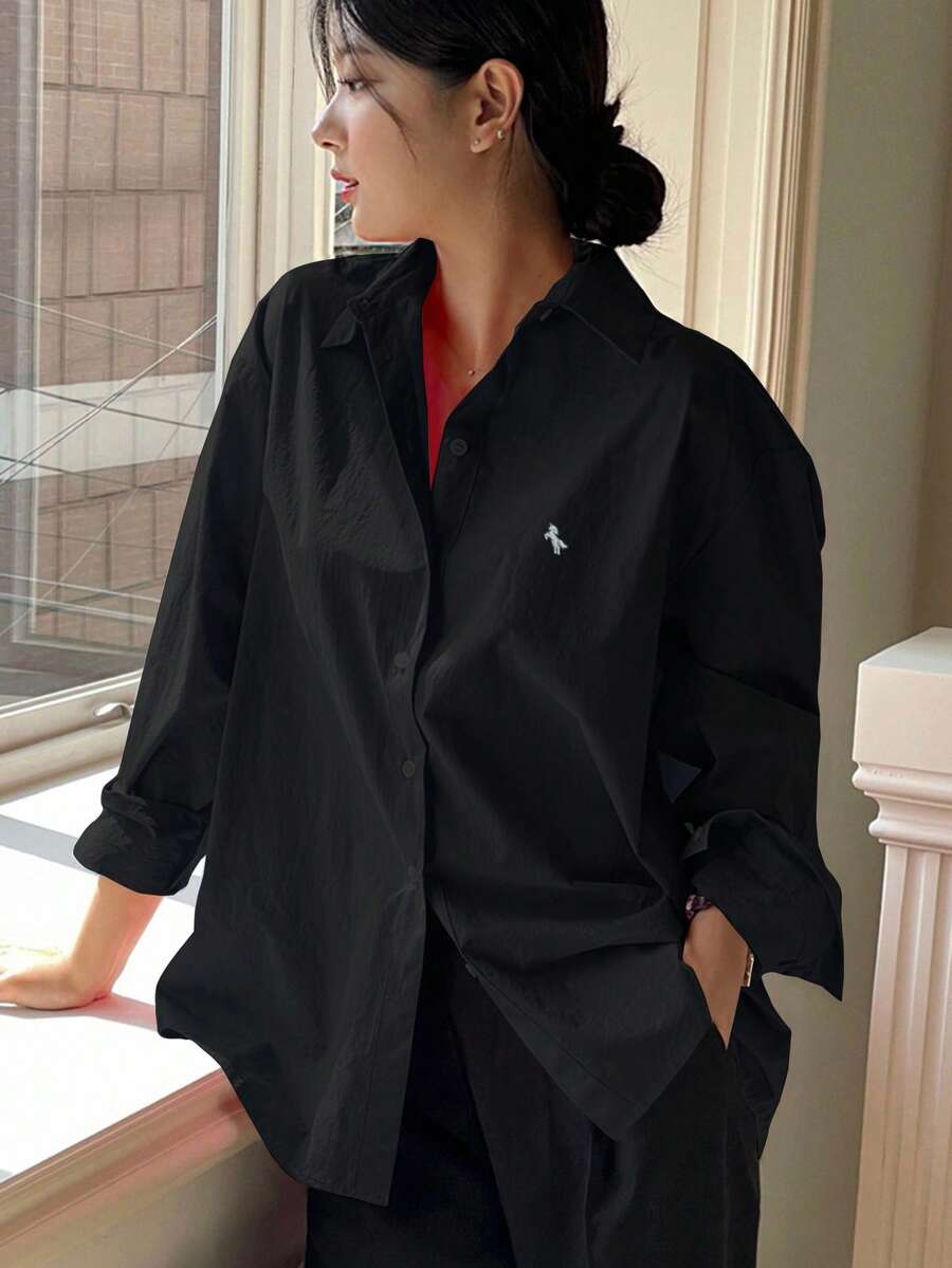 Chemise à manches longues décontractée - Floorah