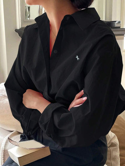 Chemise à manches longues décontractée - Floorah