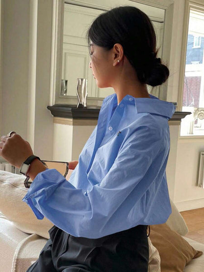 Chemise à manches longues décontractée - Floorah