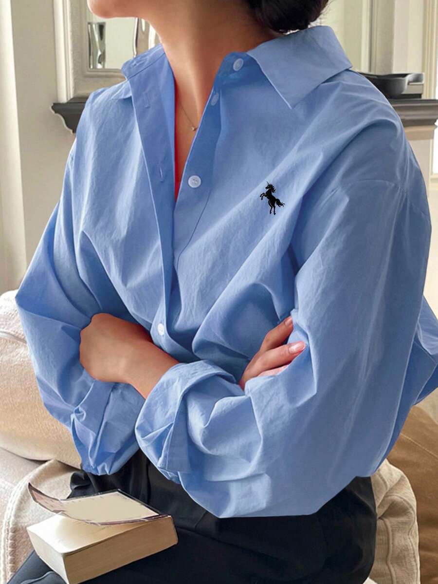 Chemise à manches longues décontractée - Floorah