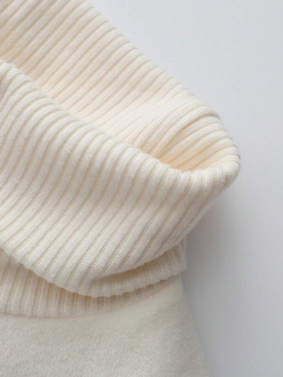 Pull à col rond épaissi et polyvalent, manches longues - Floorah