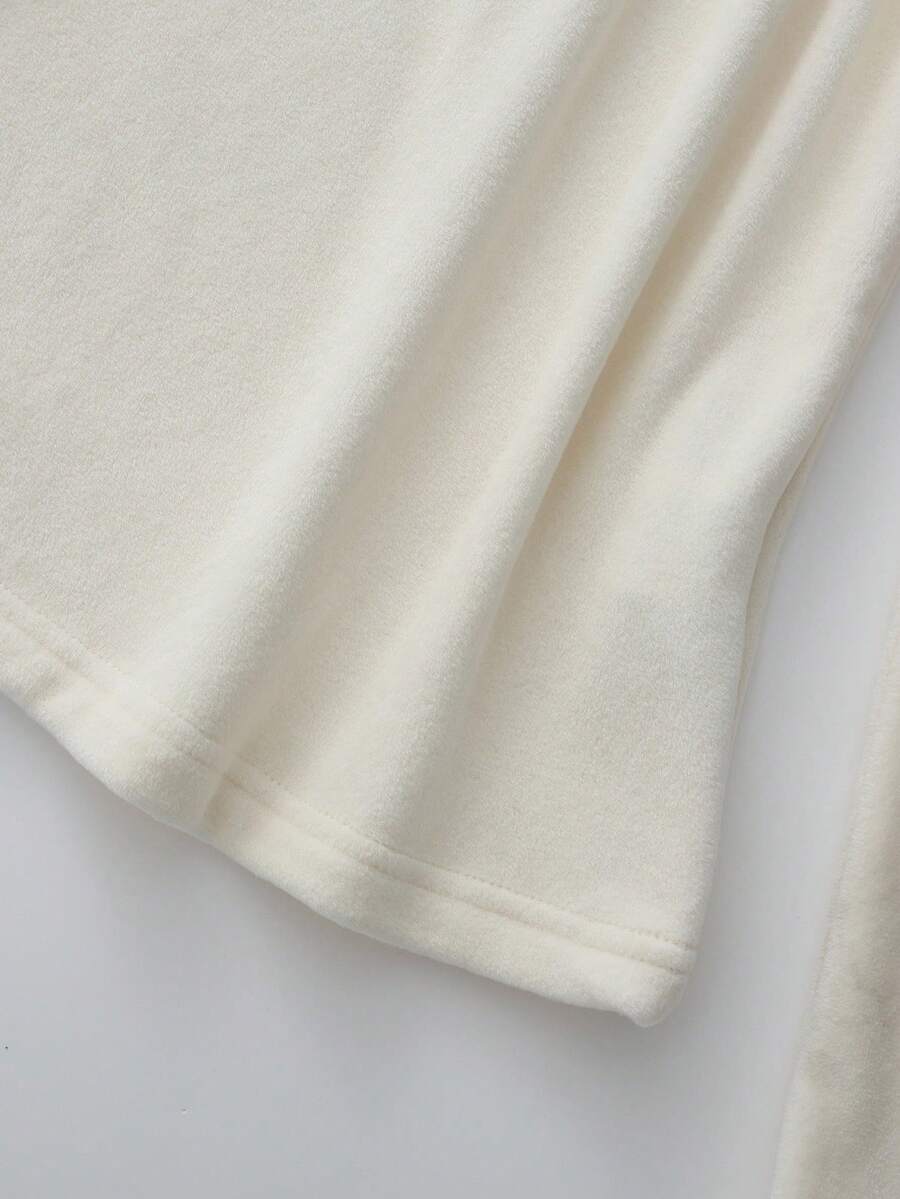 Pull à col rond épaissi et polyvalent, manches longues - Floorah