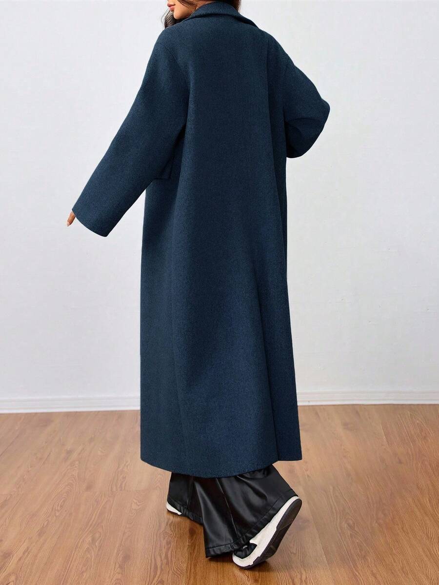 MOOSTA Manteau long décontracté à revers - Floorah