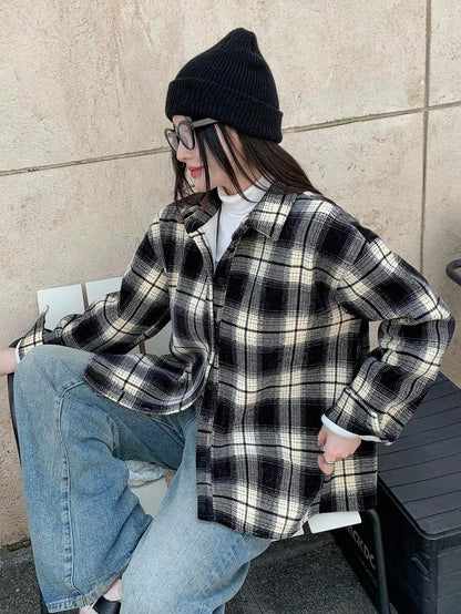 Chemise à manches longues décontractée - Floorah