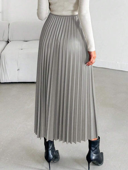 Jupe plissée de couleur unie - Floorah