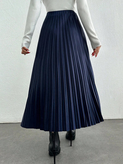 Jupe plissée de couleur unie - Floorah