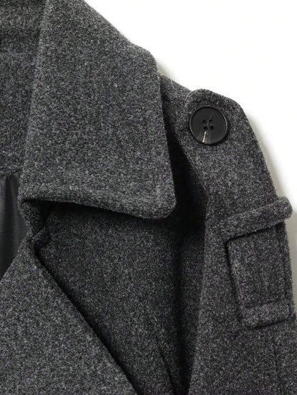 Seelio Nouveau manteau coupe-vent à double boutonnage classique - Floorah