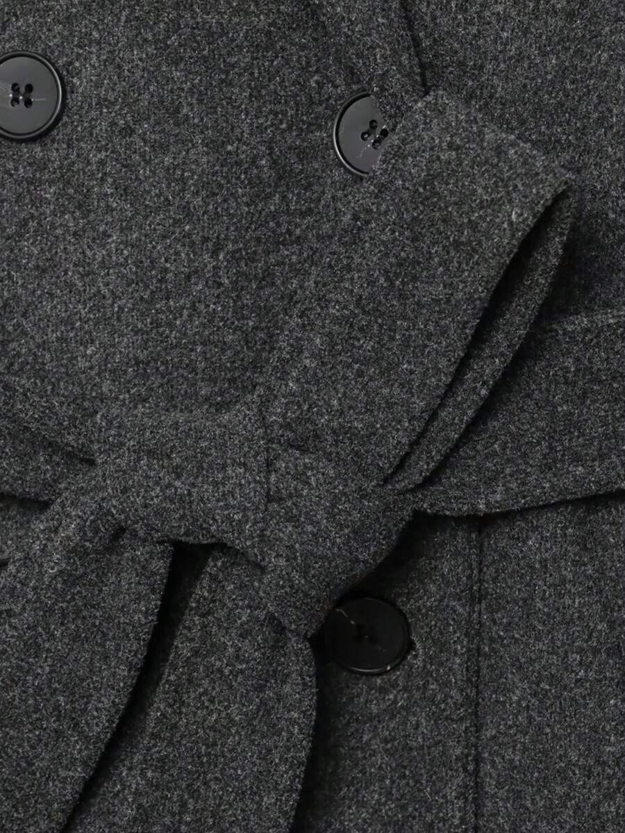 Seelio Nouveau manteau coupe-vent à double boutonnage classique - Floorah