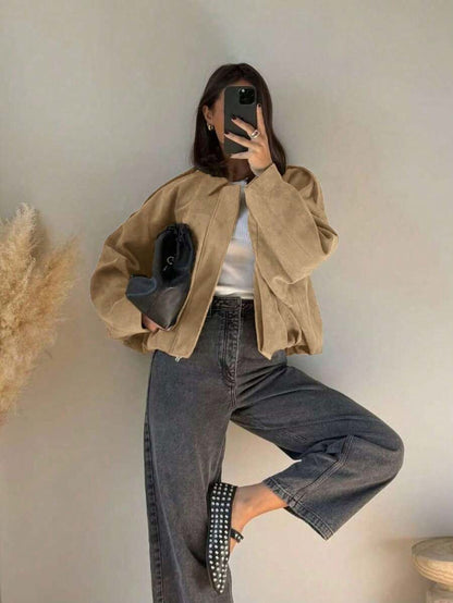 Veste décontractée ample à manches longues - Floorah