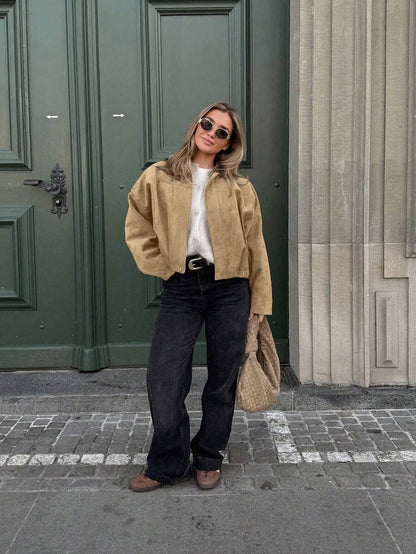 Veste décontractée ample à manches longues - Floorah