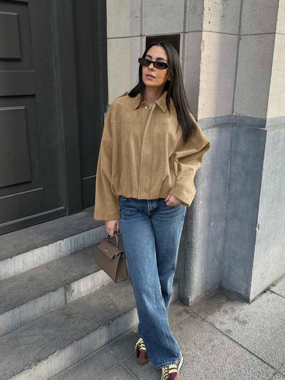 Veste décontractée ample à manches longues - Floorah