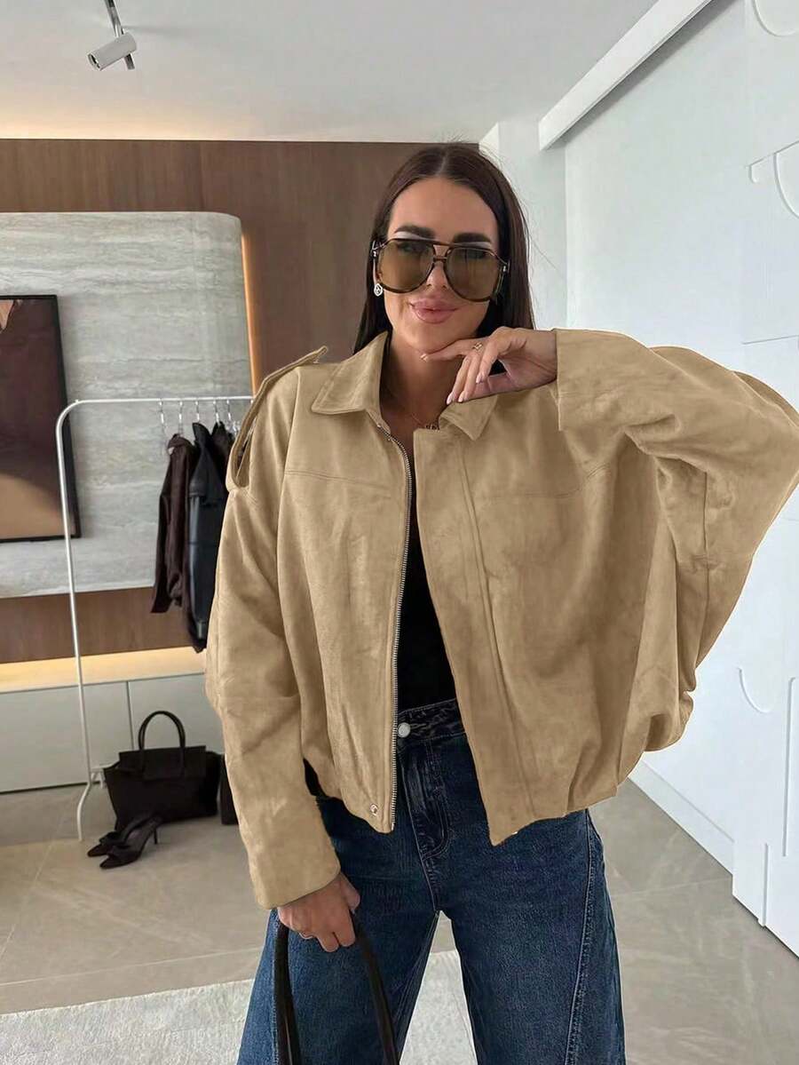 Veste décontractée ample à manches longues - Floorah