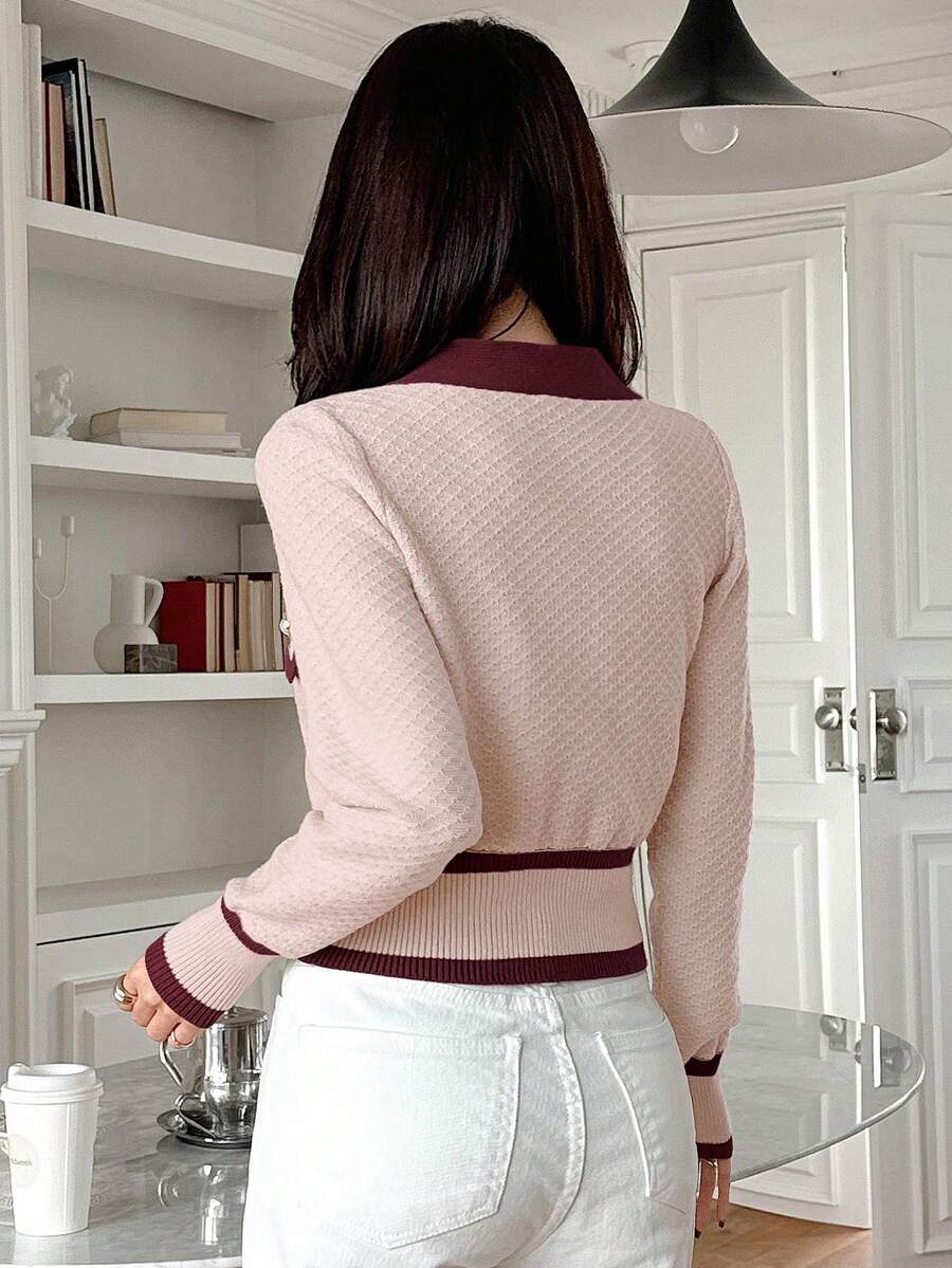 Cardigan casual à manches longues - Floorah