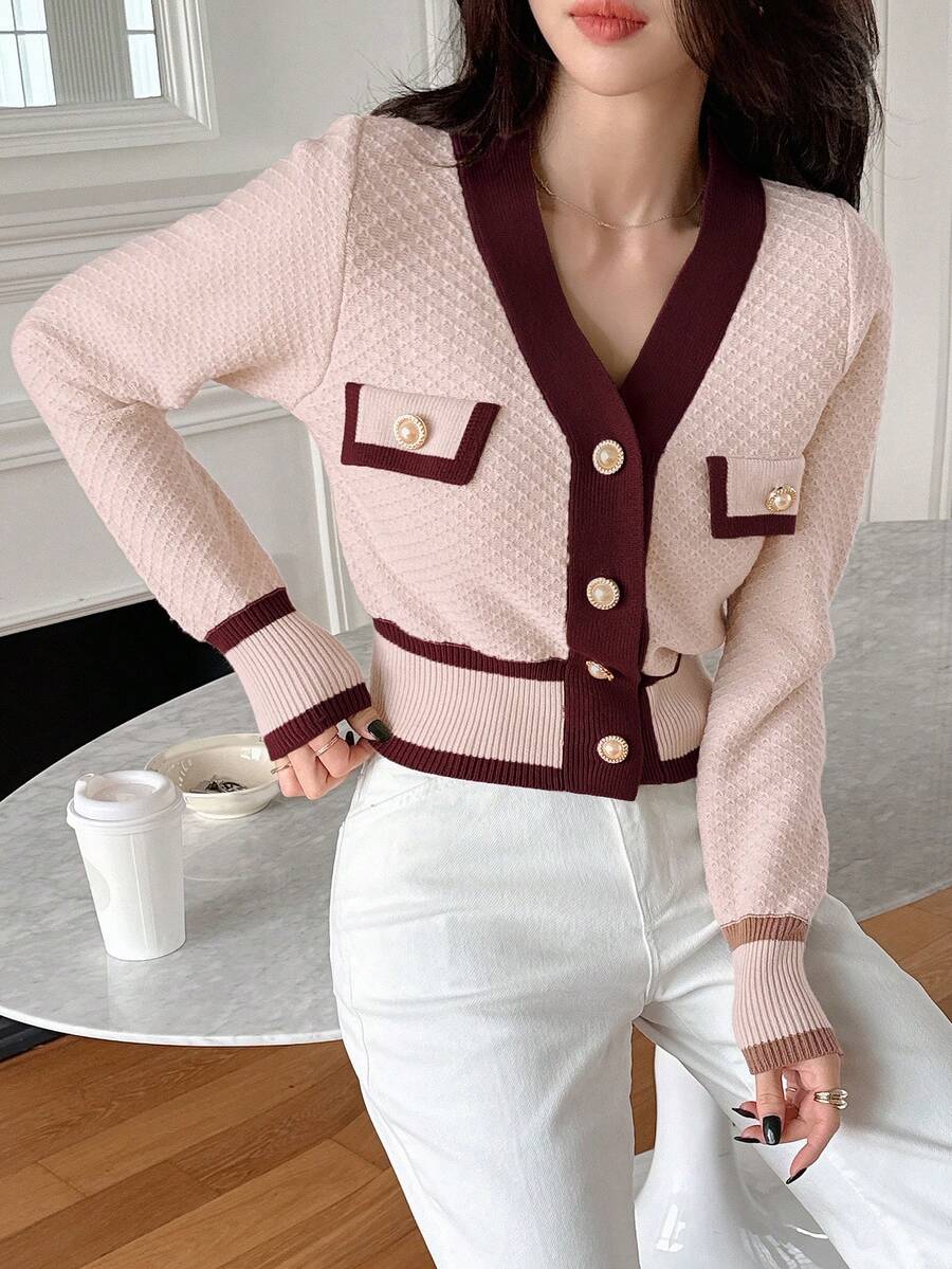 Cardigan casual à manches longues - Floorah