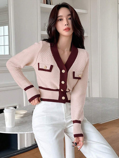 Cardigan casual à manches longues - Floorah