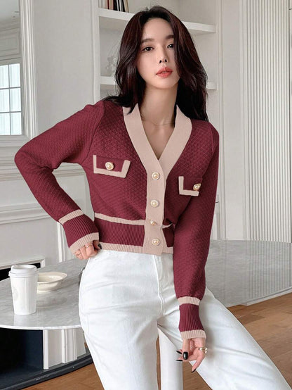 Cardigan casual à manches longues - Floorah