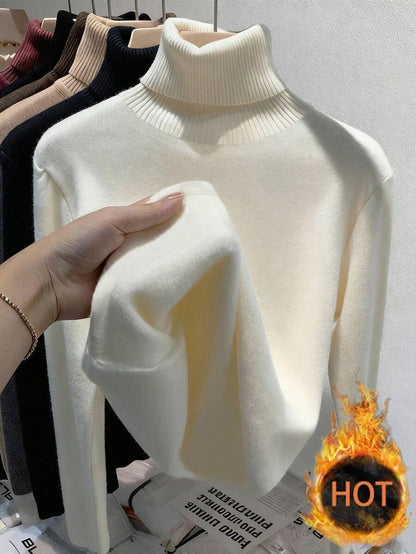 Pull à col rond épaissi et polyvalent, manches longues - Floorah