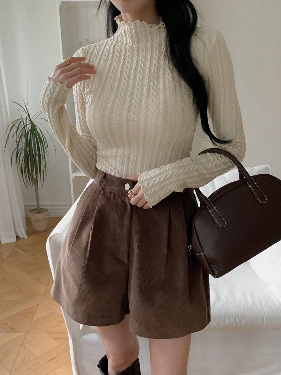 Nouveau Top à col montant - Floorah