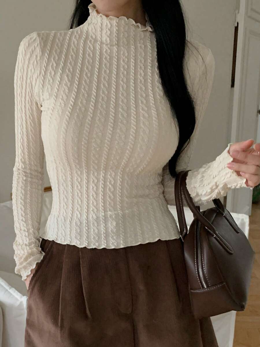 Nouveau Top à col montant - Floorah