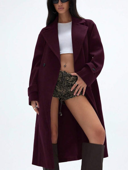 Aveloria Affinna Manteau ample et doux en laine - Floorah