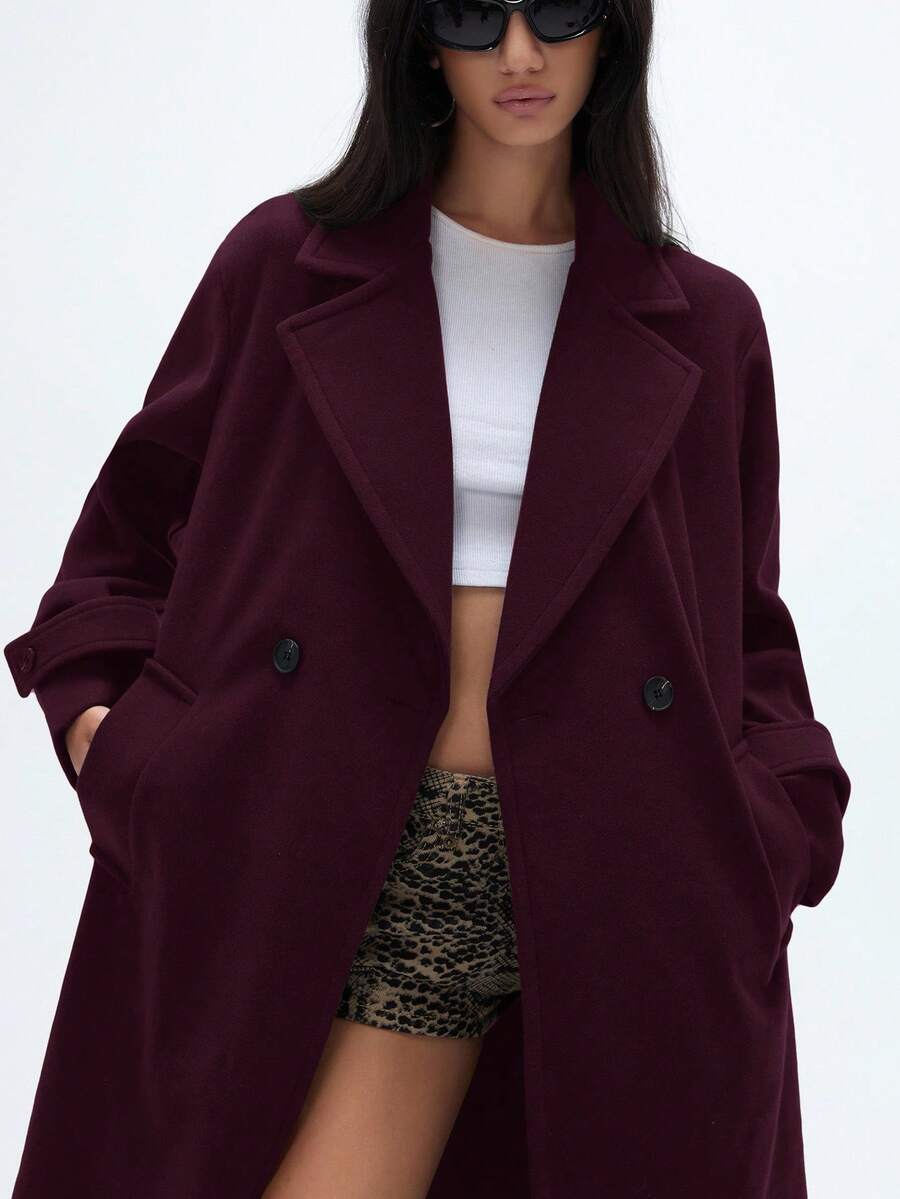 Aveloria Affinna Manteau ample et doux en laine - Floorah