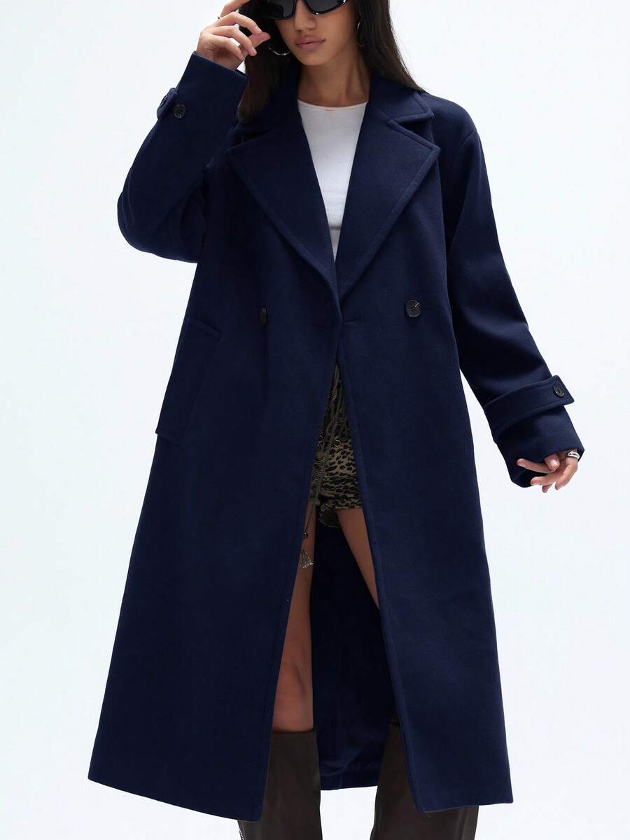 Aveloria Affinna Manteau ample et doux en laine - Floorah