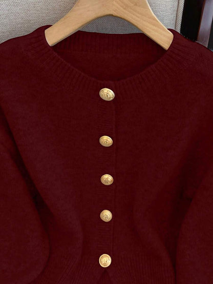 Cardigan minimaliste à boutonnage simple - Floorah