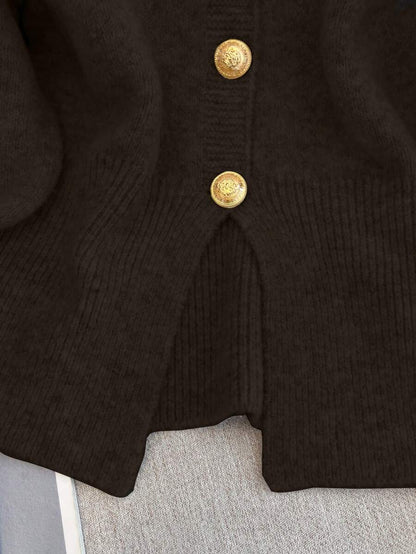 Cardigan minimaliste à boutonnage simple - Floorah