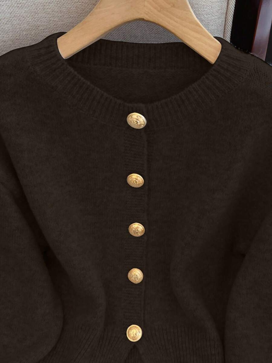 Cardigan minimaliste à boutonnage simple - Floorah