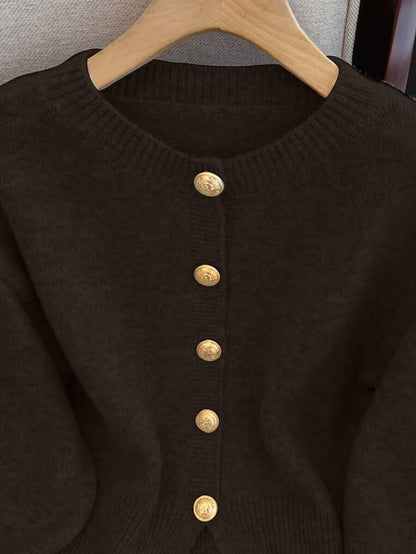 Cardigan minimaliste à boutonnage simple - Floorah