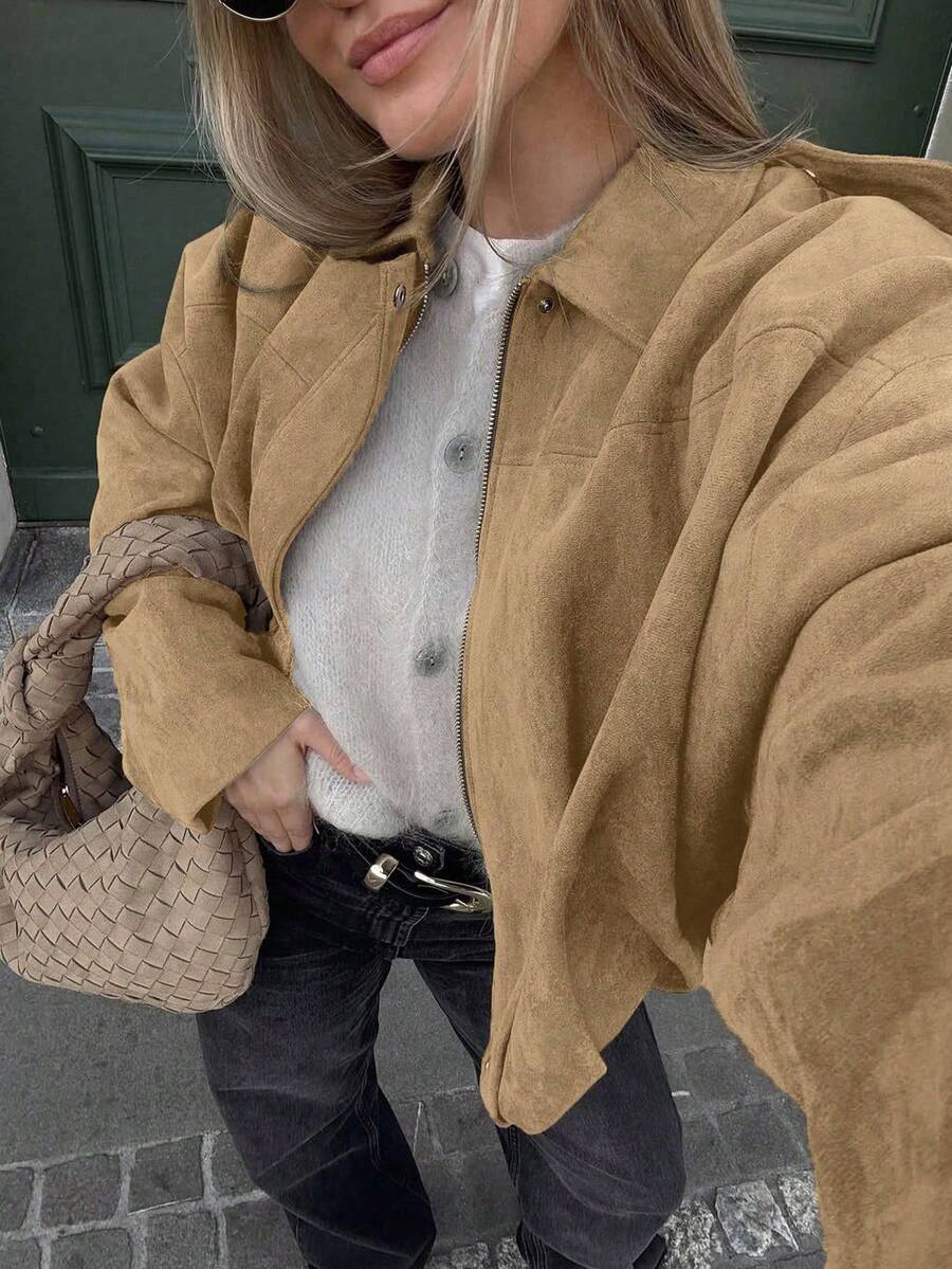 Veste décontractée ample à manches longues - Floorah