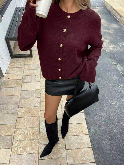 Nouveau Cardigan tricoté pour l'automne et l'hiver - Floorah