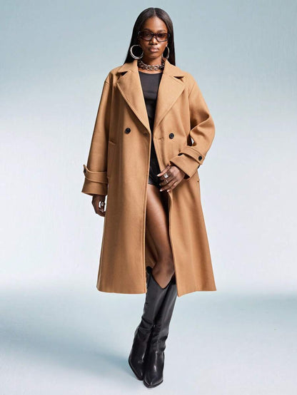 Aveloria Affinna Manteau ample et doux en laine - Floorah