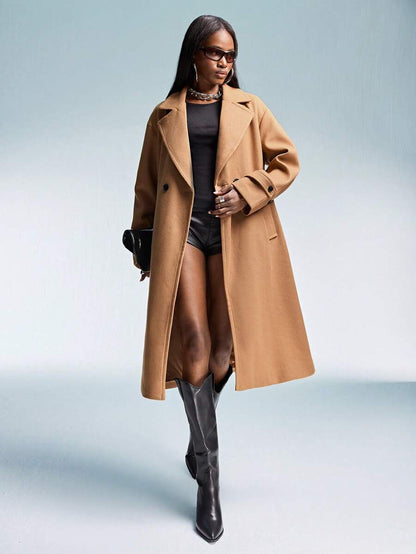 Aveloria Affinna Manteau ample et doux en laine - Floorah