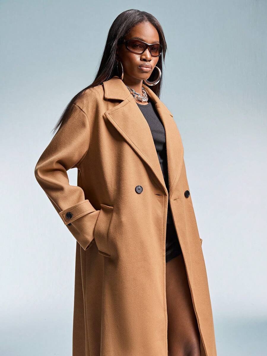 Aveloria Affinna Manteau ample et doux en laine - Floorah