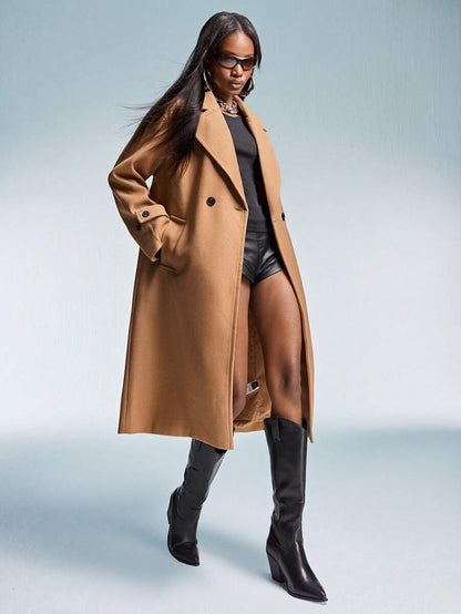 Aveloria Affinna Manteau ample et doux en laine - Floorah